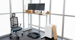 When you select the bamboo curve shape for the UPLIFT V2-Commercial Standing Desk, you're adding even more comfort to your height adjustable workstation.