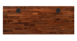 24" deep clearance Reclaimed Birch Butcher Block Solid Wood desktop