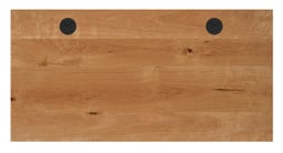 Cherry Custom Solid Wood Desktop with grommets