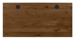 Walnut Custom Solid Wood Desktop with grommets