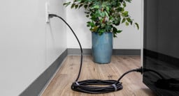 The removable, 16' long cord provides long distance power to the OnePod