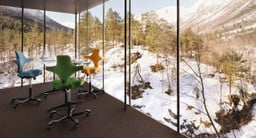 The Capisco Chair's design draws inspiration from the human body and naturally accommodates multiple seated postures