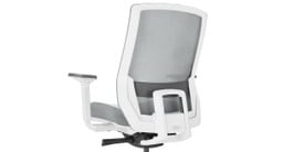 Cooling and comfortable, double mesh fabric backrest