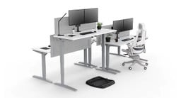 Enjoy a wide range of benching applications and desk configurations without locking yourself into buying a "benched desk" pair that can't be separated into two desks and reconfigured later