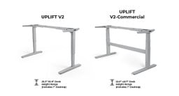 UPLIFT V2 and V2-Commercial Standing Desk Frame.