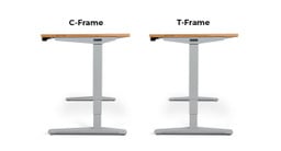 Choose between two frame styles: C-Frame and T-Frame.