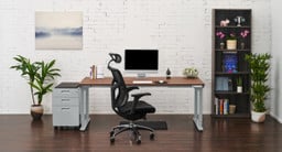 The UPLIFT V2 4-Leg Desk Frame is a strong, sturdy, and excellent choice for offices with modern décor