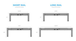 Patented telescoping height and width design adapts as the spaces change