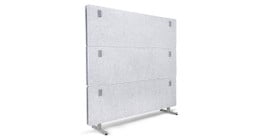 OneWall Mobile Acoustic Office Partition in light gray