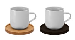 Protect your desktop with a bamboo coaster that fits cups and mugs up to 3.9" in diameter