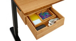 The smaller boxes can be used in drawers, like the UPLIFT Bamboo Drawer