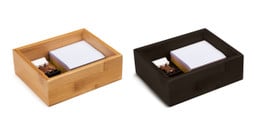 Use the small 6" x 5" box for organizing small items