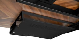 Concealed mounting tabs hold shelf firmly in place and offer a clean appearance