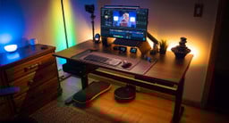 Walnut Laminate V2-Commercial UPLIFT Standing Desk - Shared by Raymond S.