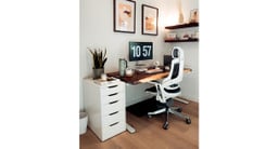 Saman UPLIFT Standing Desk with Pursuit Chair - Shared by Renee H.