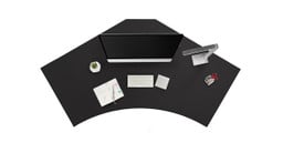 Black GREENGUARD Laminate desktop