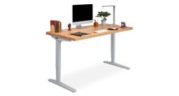 Premium materials for a premium solid wood office desk (60" x 30" Cherry Custom Solid Wood Desktop)