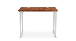  Acacia Chevron Butcher Block 4-Leg Standing Desk