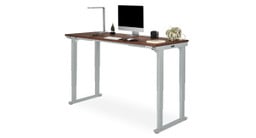 Walnut Laminate 4-Leg Standing Desk