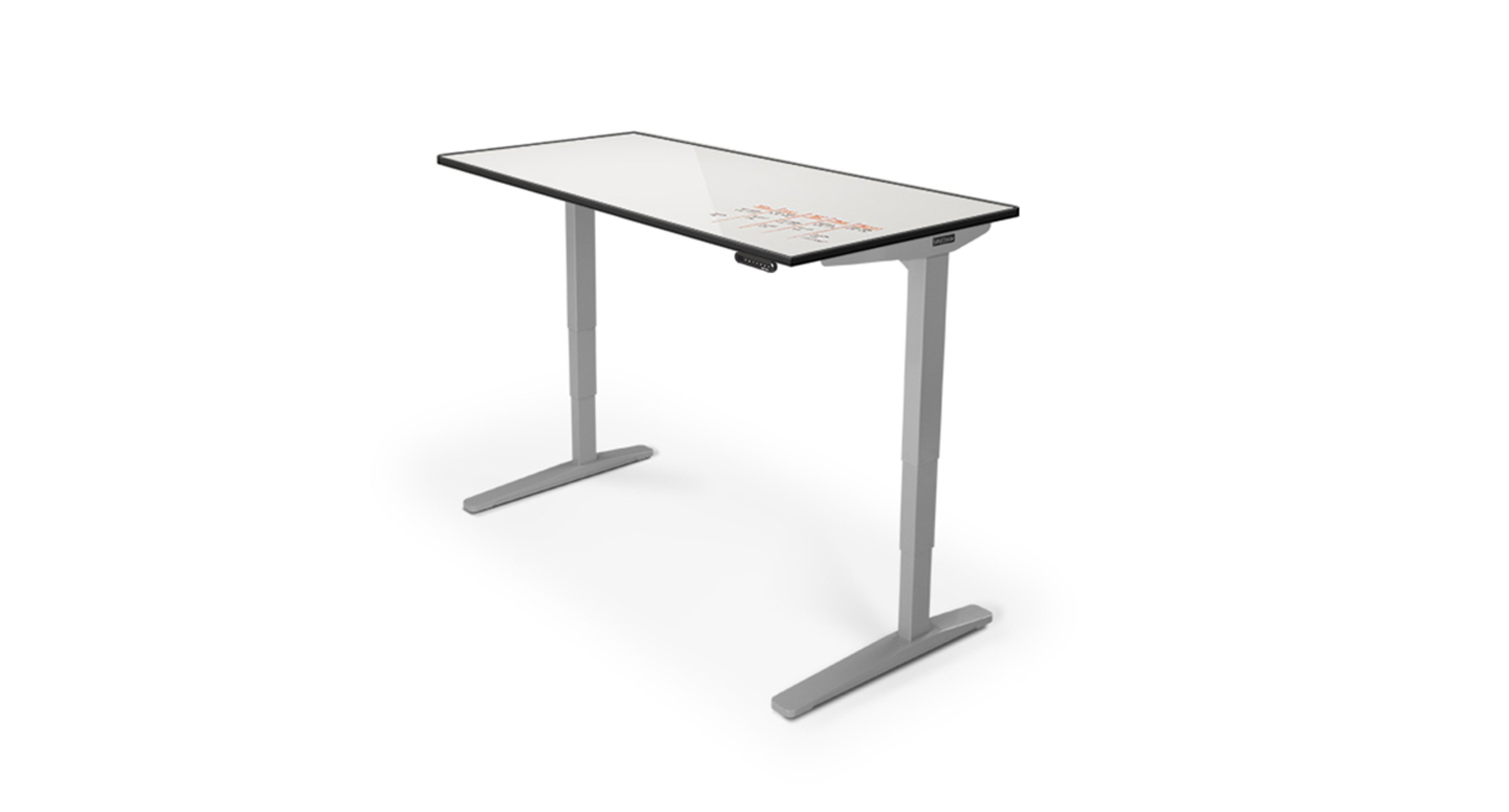 60" x 30" Whiteboard Laminate Standing Desk