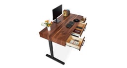 Functional storage with three integrated drawers