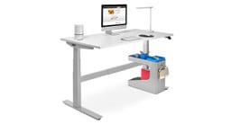 Designed to straddle the V2-Commercial Desk frame's lower crossbar