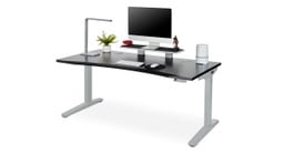 Use as an ergonomic monitor stand to boost the height of screens so the top is in line with your eyes for proper positioning