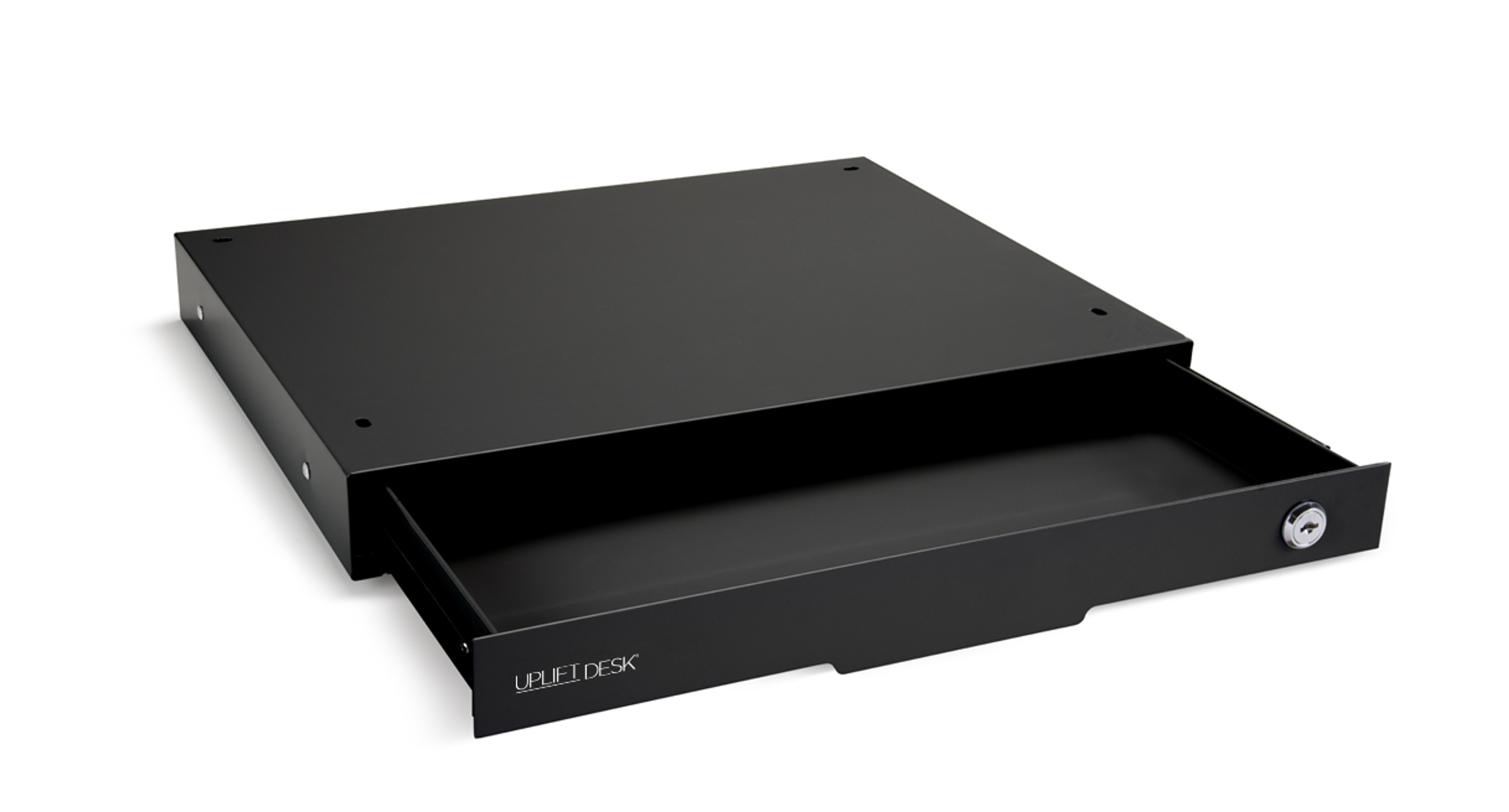 Slim Desk Drawer by UPLIFT Desk (shown in black)