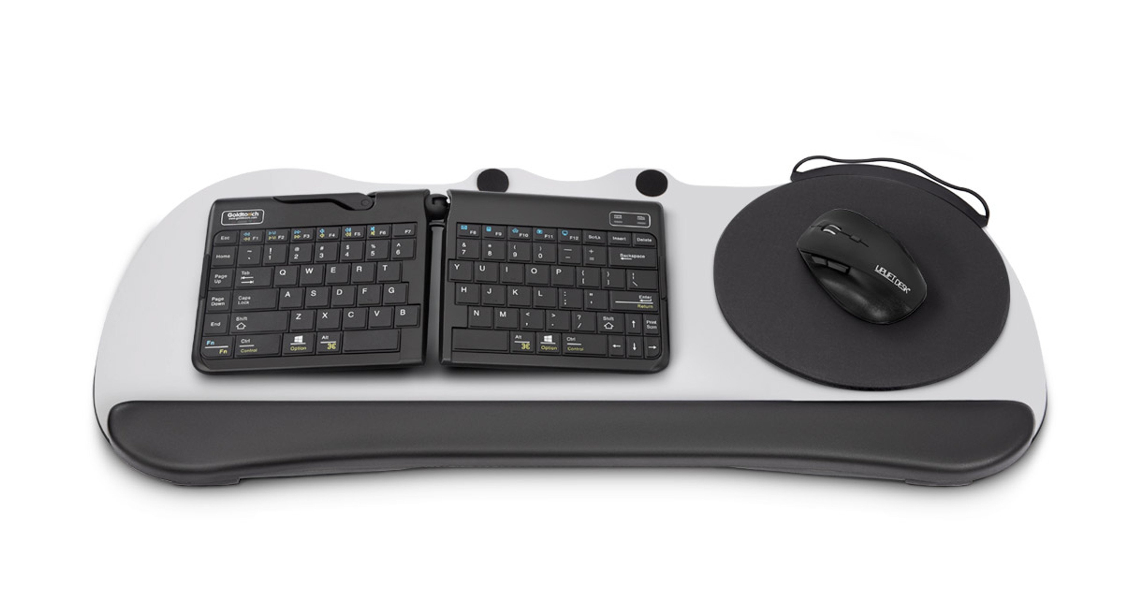 Big Ultra-Thin Keyboard Tray System in white