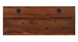 24" deep clearance Walnut Wide Plank Solid Wood desktop