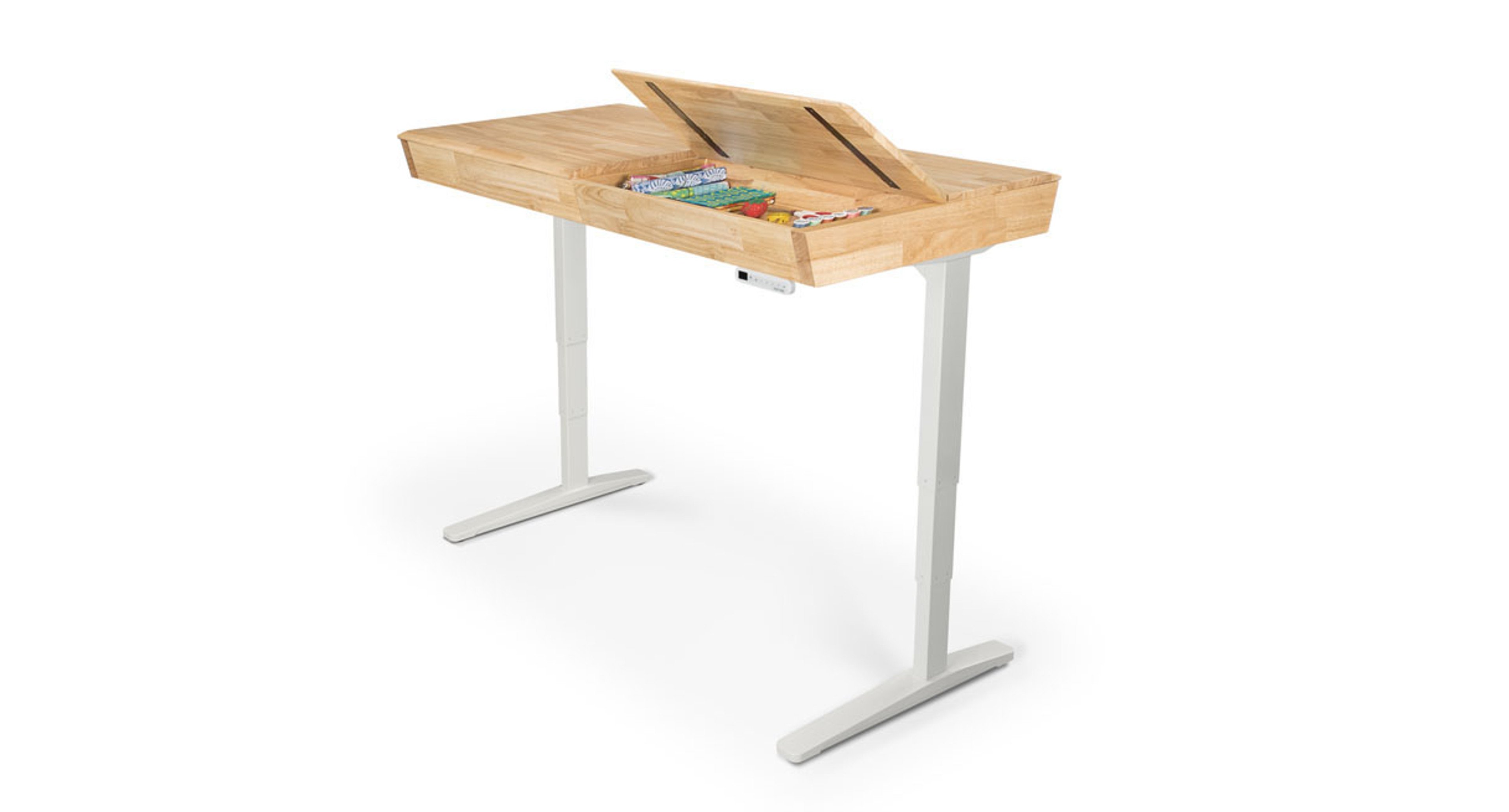 Your Craft Table combined with a V2 or V2-Commercial height adjustable frame provides the flexibility you need to work creatively and comfortably
